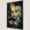 Moody Female Face Art Poster for Dark Academic Decor