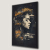 Moody Female Face Profile Canvas Print Artwork