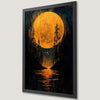Moonlit Gothic Forest Art Poster for Halloween