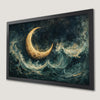 Moonlit Ocean Waves Art Poster - Coastal Decor for Your Home