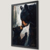 Mother and Baby Bear Art Poster - Embrace the Bond