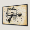 Motivational Basketball Canvas Print for Teen Rooms