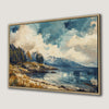 Mountain Landscape Green Forest Canvas Print Art
