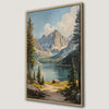 Mountain Landscape Serenity Canvas Print for Cabin Decor