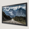 Mountain Road Art Poster - Rustic Countryside Wall Decor