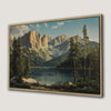 Mountain Wilderness Landscape Canvas Print Wall Art
