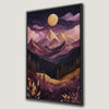 Mystic Mountains Twilight Scenery Canvas Print Art