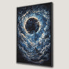 Mystic Solar Eclipse Gothic Canvas Print Wall Art