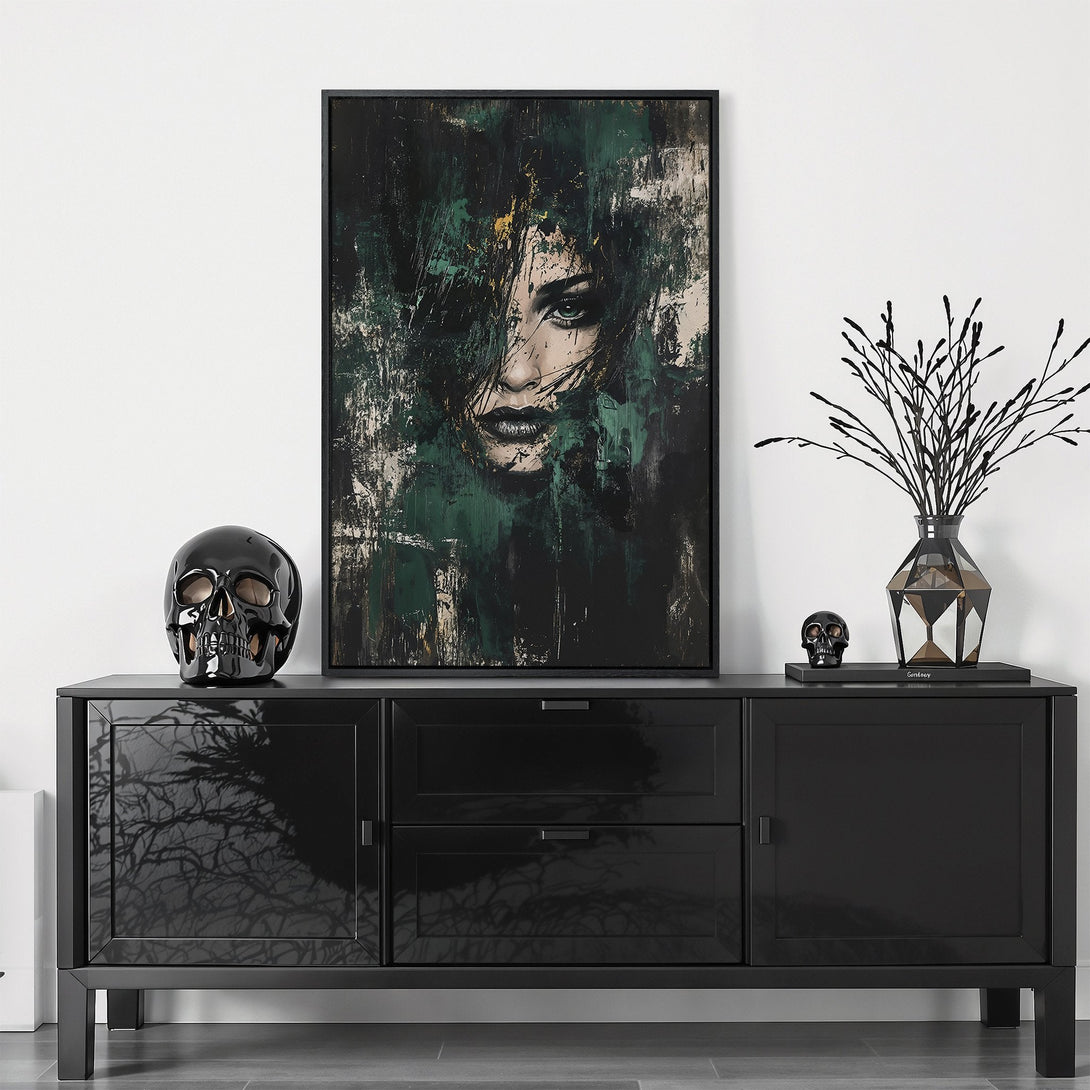 Framed Wall Art: Majestic stag canvas print in rich autumn colors. Perfect for adding a touch of nature-inspired elegance to any space. Shop now!