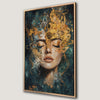 Mystical Abstract Woman Canvas Print Surreal Art