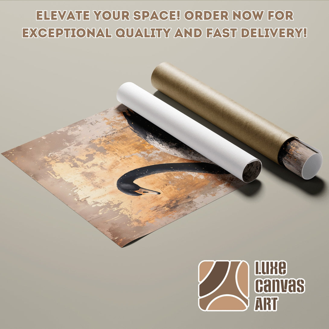 Poster Roll featuring a majestic eagle, warm yellow and brown tones, perfect for home decor. Order yours today!