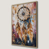 Mystical Dreamcatcher Framed Canvas Print Boho Chic Decor