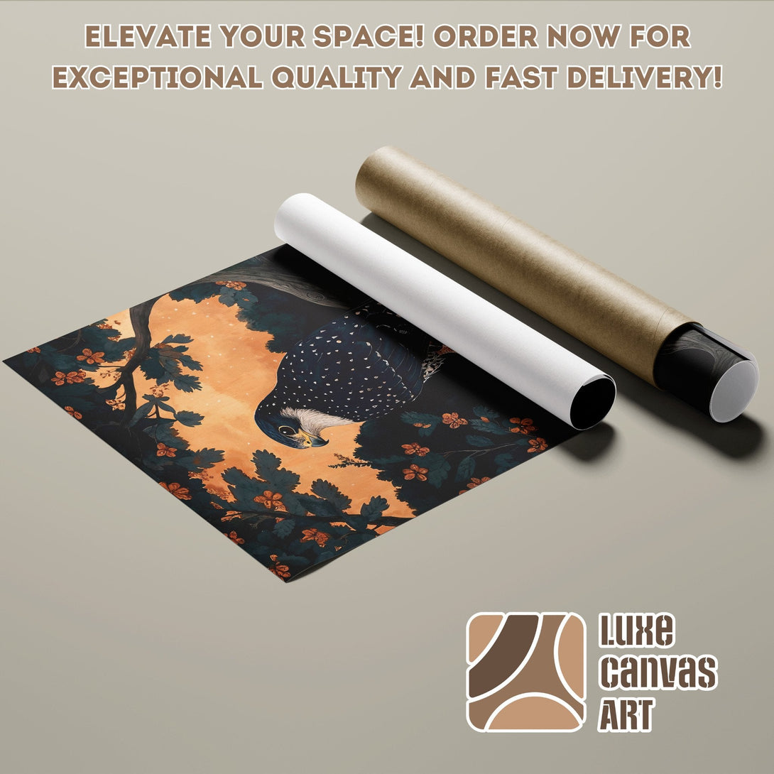 Poster Roll featuring a woman and horse illustration, warm color palette, perfect for home decor.