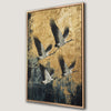 Mystical Flying Cranes Canvas Print Japanese Birds
