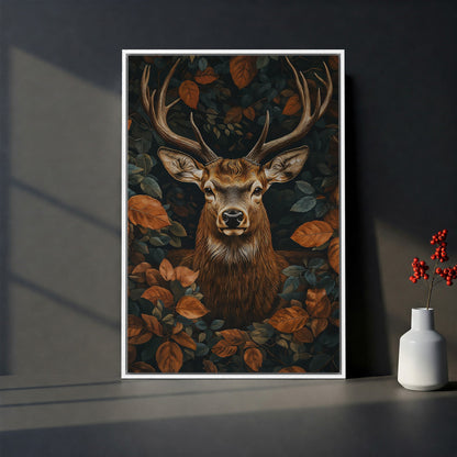 Mystical Forest Majestic Deer Canvas Print