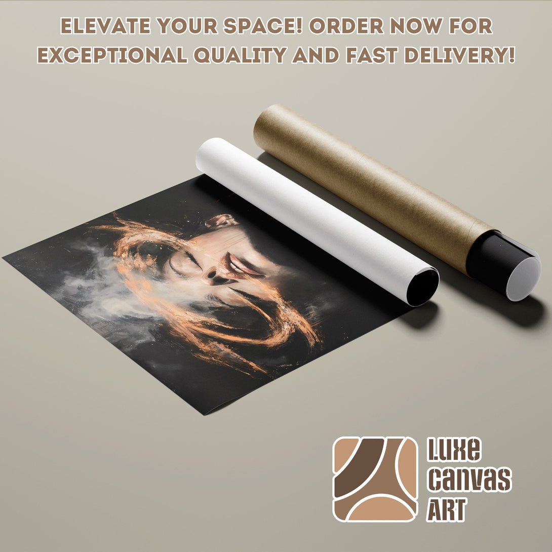 Fantasy art Poster Roll with dark castle, teal and gold color palette. Order now!