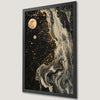 Mystical Moonscape Art Poster - Celestial Wall Decor