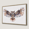 Mystical Owl Bohemian Canvas Print Unique Wall Art