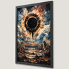 Mystical Solar Eclipse Art Poster - Gothic Wall Decor