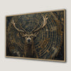 Mystical Stag Canvas Print Timeless Forest Animal Wall Art