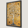 Mystical Tree of Life Art Poster with Birds for Home Decor