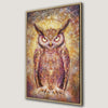 Mystical Wise Owl Canvas Print - Boho Chic Decor Art