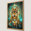 Mystical Wolf Art Poster - Spiritual Animal Wall Decor
