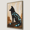 Mystical Wolf Silhouette Canvas Print - Wildlife Art