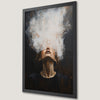 Mystical Woman with Smoke Effect Art Poster for Home Decor