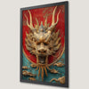 Mythical Dragon Art Poster - Asian Mythology Wall Decor