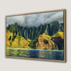 Na Pali Coast Sunset Canvas Print Wall Art Hawaii