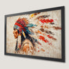 Native American Chief Art Poster | Tribal Wall Decor