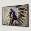 Native American Headdress Canvas Print Wall Decor