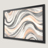 Neutral Wave Art Poster - Minimalist Modern Home Decor