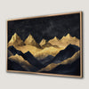 Night Mountain Landscape Canvas Print Starry Sky Art