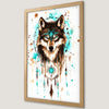 Noble Wolf Art Poster - Bohemian Chic Wall Decor