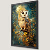 Nocturnal Owl Art Poster - Majestic Forest Scene for Home Decor
