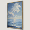 Ocean Sunrise Seascape with Waves Canvas Print