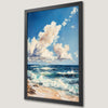 Ocean Wave Art Poster - Coastal Seascape Print for Home Decor