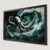 Ocean Wave Octopus Art Poster - Marine Life Wall Decor