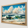Ocean Wave Serenity Art Poster - Coastal Wall Decor