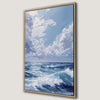 Ocean Waves Seascape Canvas Print for Nautical Decor