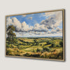 Open Fields and Rolling Hills Canvas Print Landscape Art