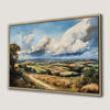 Panoramic Natural Landscape Canvas Print with Rustic Charm
