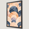 Pastel Arched Patterns Art Poster - Modern Wall Decor
