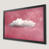 Pastel Cloudscape Art Poster - Aesthetic Pink Wall Decor