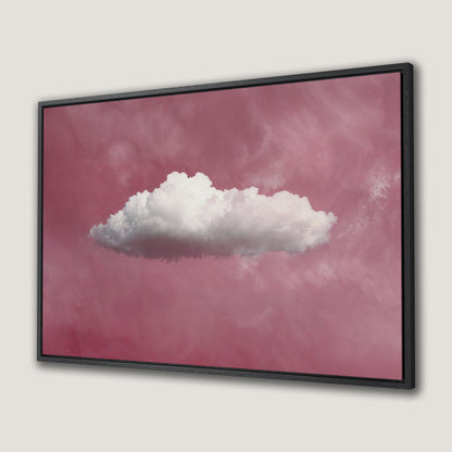 Pastel Cloudscape Canvas Print Aesthetic Pink Art Decor