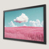 Pastel Dreamscape Art Poster - Surreal Pink Landscape Print