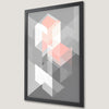 Pastel Geometric Art Poster for Modern Decor