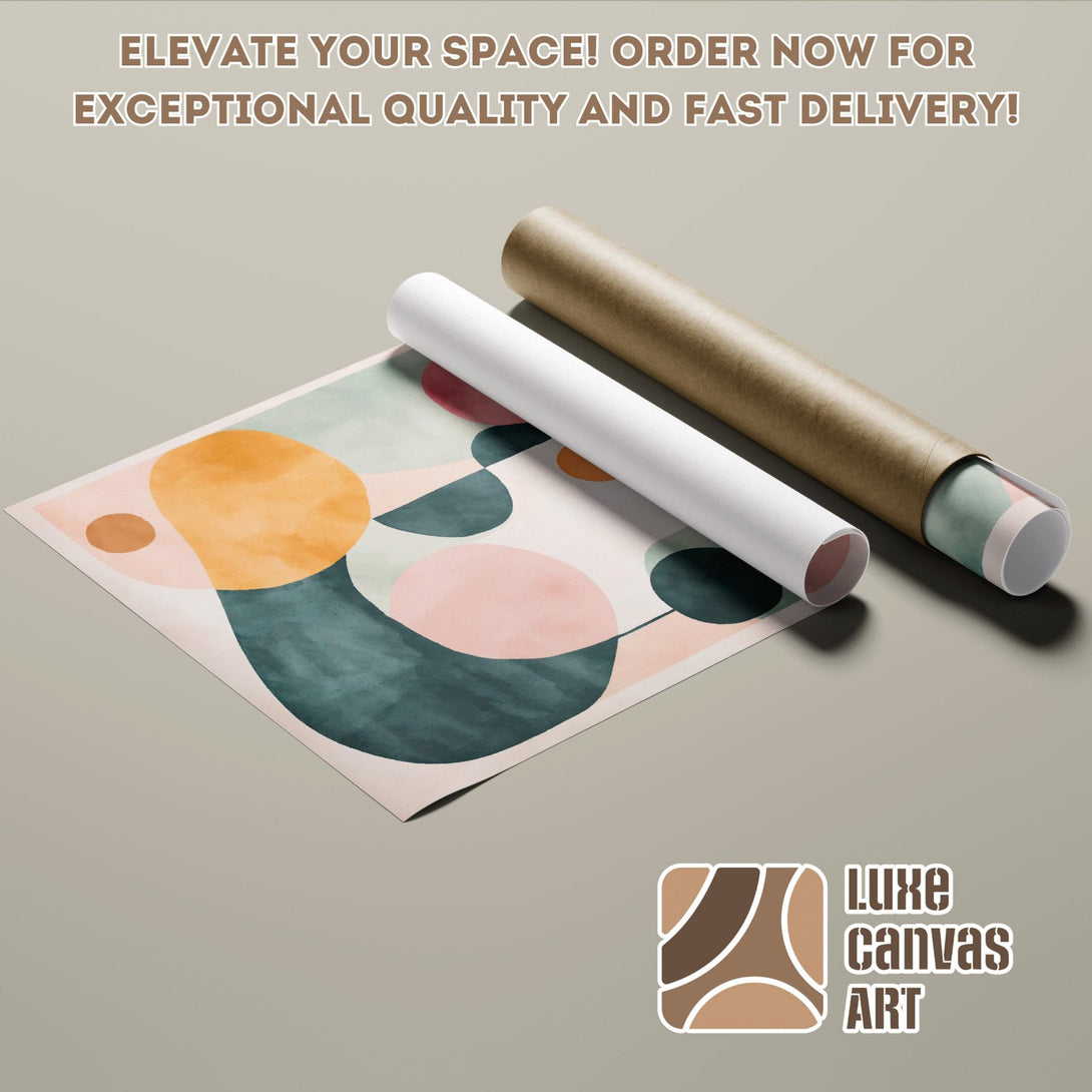 Abstract art Poster Roll in neutral tones. Elevate your space with exceptional quality and fast delivery!